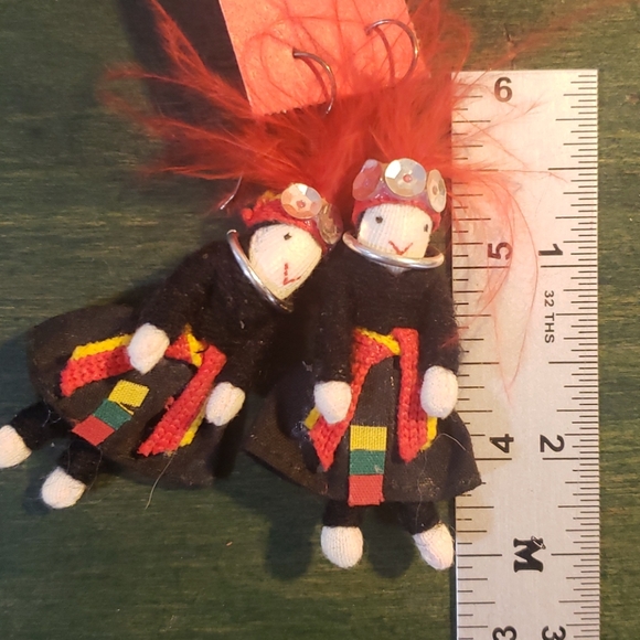 Lot of 6 Pair Various Handmade Earrings - Picture 4 of 8